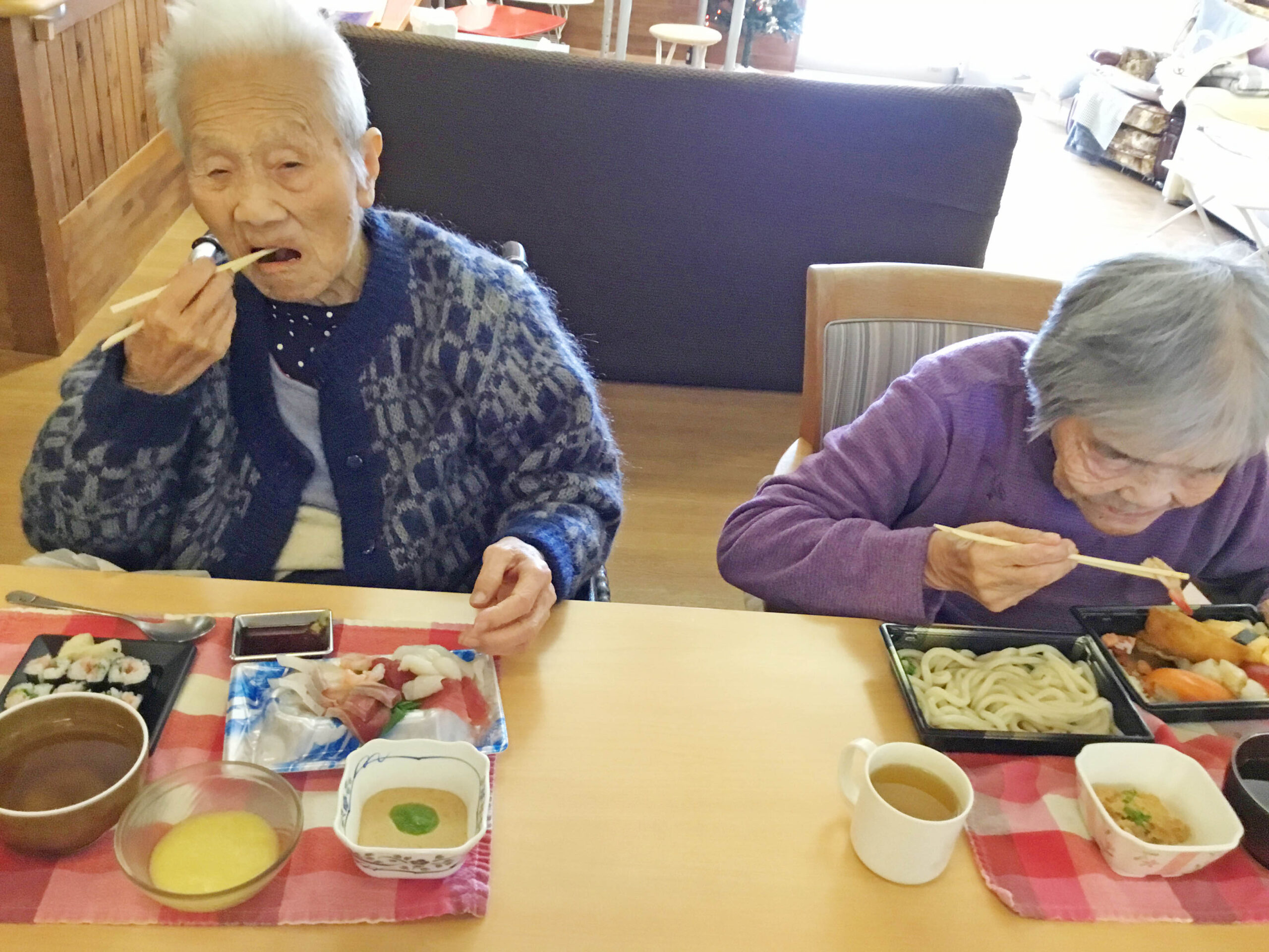 誕生日会でお寿司