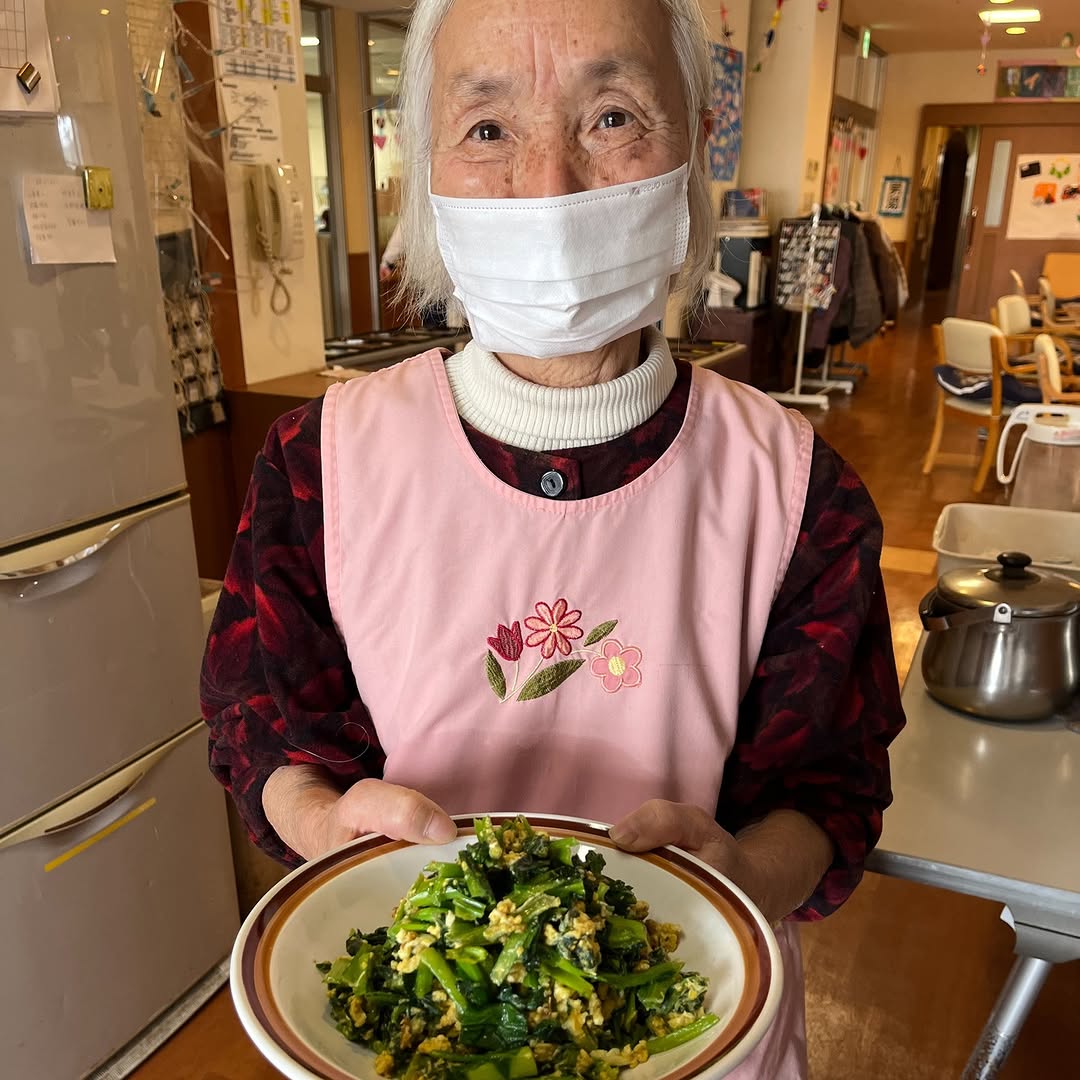 小松菜の収穫